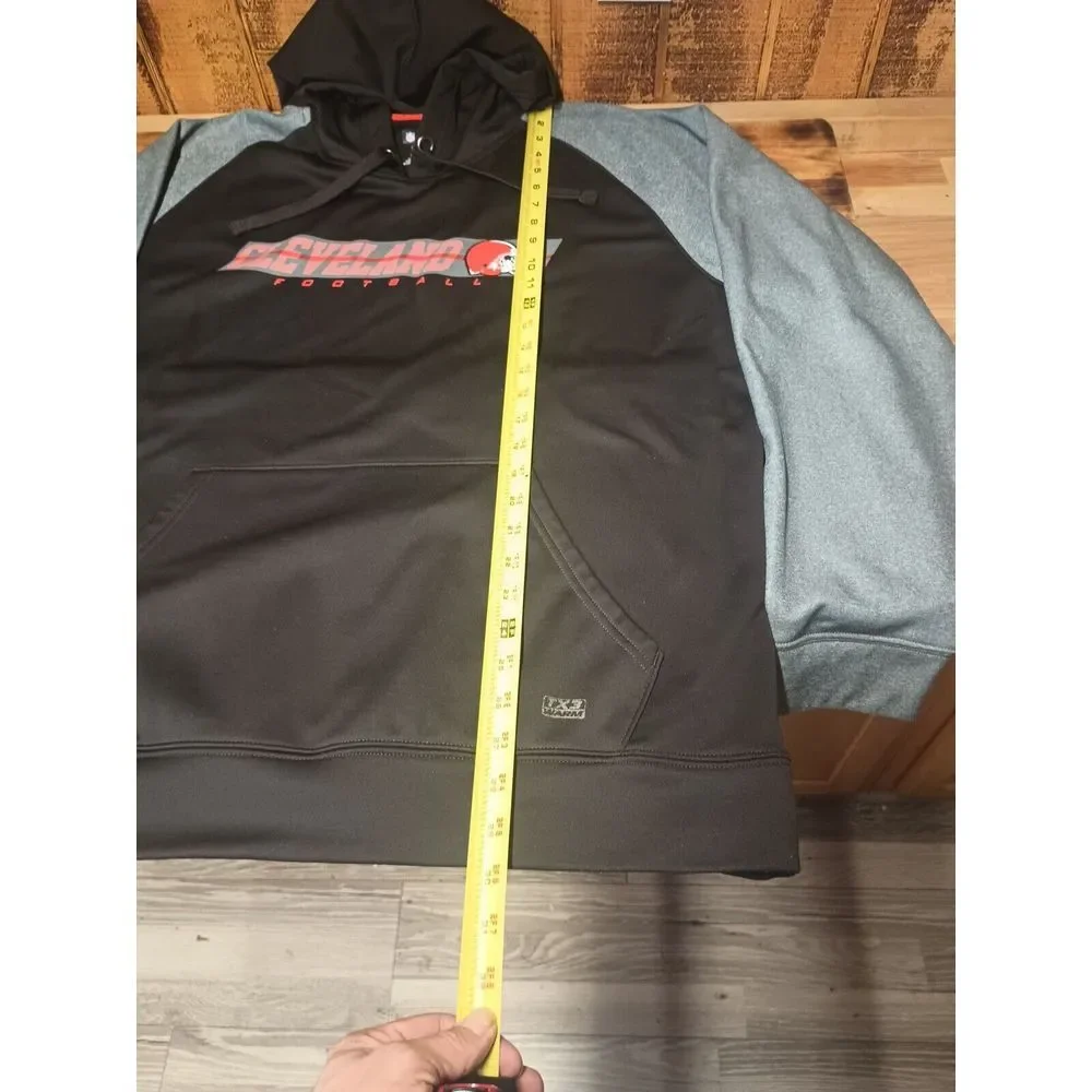 Cleveland Brown's Sweatshirt Mens XL Team Apparel‎ NFL Hoodie Dawg Land Muni